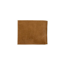 Load image into Gallery viewer, Waxed Leather Men's Wallet: Dark Brown / 100% Genuine Full Grain Leather