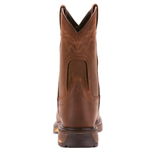 Load image into Gallery viewer, Ariat Mens Workhog Pull On  Waterproof Soft Toe Work Boot Brown