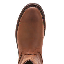 Load image into Gallery viewer, Ariat Mens Workhog Pull On  Waterproof Soft Toe Work Boot Brown