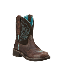 Load image into Gallery viewer, Ariat Womens Fatbaby Western Boot Chocolate