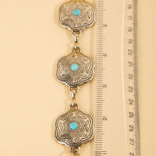 Load image into Gallery viewer, Floral Disc Western Chain Belt: G