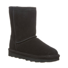 Load image into Gallery viewer, Bearpaw Childrens Elle Short Suede Boot Black