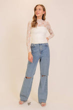 Load image into Gallery viewer, Layer Me Lace High Neck Top 2: Black / L