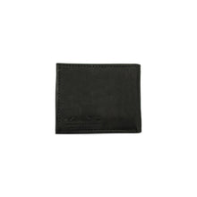 Load image into Gallery viewer, Waxed Leather Men's Wallet: Dark Brown / 100% Genuine Full Grain Leather
