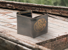 Load image into Gallery viewer, Shotshell Burnished Leather Trifold Wallet