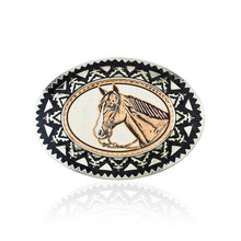 Load image into Gallery viewer, BB 10  Horse Head Western Belt Buckles