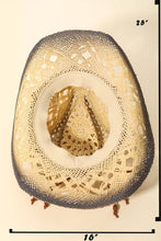 Load image into Gallery viewer, Braided Straw Fashion Western Cowboy Hat: BR
