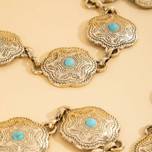 Load image into Gallery viewer, Floral Disc Western Chain Belt: G