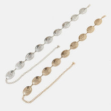 Load image into Gallery viewer, Oval Western Concho Disc Chain Belt: G
