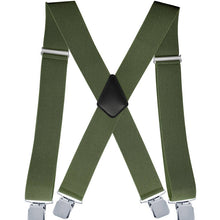 Load image into Gallery viewer, ADJUSTABLE 5CM ELASTIC X-SHAPED SUSPENDER CLIP_CWMM1109: Green / (OS) 2