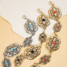 Load image into Gallery viewer, Ornate Western Concho Chain Belt: SBL