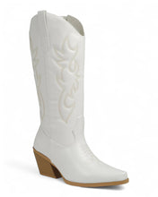 Load image into Gallery viewer, Women's High Chunky Heel Cowboy Boots FL-CREEK-15: Pink / A12