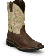 Load image into Gallery viewer, Justin Driller Pull On Safety Toe Work Boot.