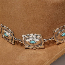 Load image into Gallery viewer, Concho Chain Disc Cowboy Hat: SBK