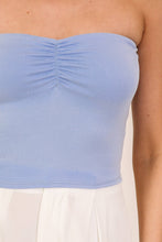 Load image into Gallery viewer, Ruched Tube Top 2: Ivory / L