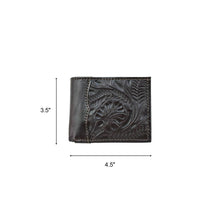 Load image into Gallery viewer, Men's Wallet: Chocolate Brown / 100% Genuine Full Grain Leather