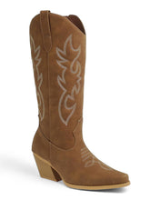 Load image into Gallery viewer, Women's High Chunky Heel Cowboy Boots FL-CREEK-15: Pink / A12
