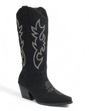 Load image into Gallery viewer, Women's High Chunky Heel Cowboy Boots FL-CREEK-15: Pink / A12