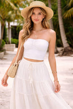 Load image into Gallery viewer, Ruched Tube Top 3: Black / M