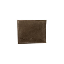 Load image into Gallery viewer, Waxed Leather Men's Wallet: Dark Brown / 100% Genuine Full Grain Leather
