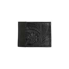 Load image into Gallery viewer, Waxed Leather Men's Wallet: Dark Brown / 100% Genuine Full Grain Leather