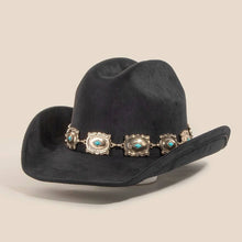 Load image into Gallery viewer, Concho Chain Disc Cowboy Hat: SBK