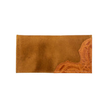 Load image into Gallery viewer, Waxed Leather Men's Rodeo Wallet: Natural Tan / 100% Genuine Full Grain Leather