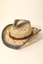 Load image into Gallery viewer, Braided Straw Fashion Western Cowboy Hat: BR