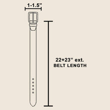 Load image into Gallery viewer, Ornate Western Concho Chain Belt: SBL