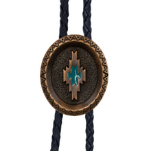 Load image into Gallery viewer, Aztec Vintage Copper Bolo Tie