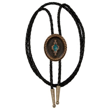 Load image into Gallery viewer, Aztec Vintage Copper Bolo Tie