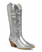 Load image into Gallery viewer, Women's High Chunky Heel Cowboy Boots FL-CREEK-15: Pink / A12