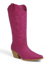 Load image into Gallery viewer, Women's High Chunky Heel Cowboy Boots FL-CREEK-15: TAUPE / A12