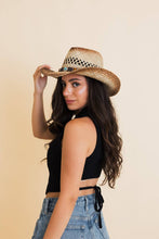 Load image into Gallery viewer, Turquoise Crown Burnt Ombre Western Cowgirl Rancher Hat 🐮