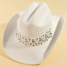 Load image into Gallery viewer, Heart Strap Belt Western Cowboy Hat: BR