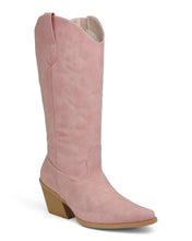 Load image into Gallery viewer, Women's High Chunky Heel Cowboy Boots FL-CREEK-15: TAUPE / A12