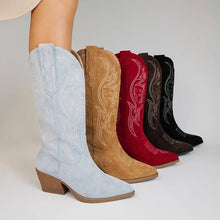 Load image into Gallery viewer, TG-JUBILEE-1 : Camel Suede / Medium Heel / 5.5(1)-6(1)-6.5(1)-7(2)-7.5(2)-8(2)-8.5(1)-9(1)-10(1)