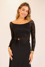 Load image into Gallery viewer, Romance Lace Drawstring Top 3: Burgundy / S