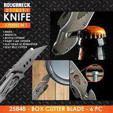 Load image into Gallery viewer, Roughneck 5 Tools in 1 Utility Knife - 6/Display: Wholesale Price