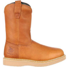 Load image into Gallery viewer, Georgia Mens 10" Gold Pull on Safety Toe Work Boot