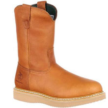 Load image into Gallery viewer, Georgia Mens 10" Gold Pull on Safety Toe Work Boot