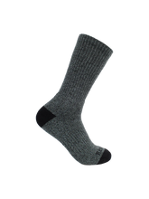 Load image into Gallery viewer, Redback Men’s Bamboo Crew Sock Light Grey