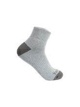Load image into Gallery viewer, Redback Men’s Bamboo Quarter Sock Light Grey