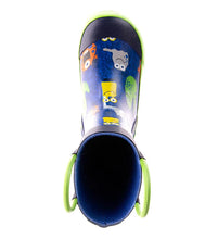 Load image into Gallery viewer, Kamik Youth Monsters Rain Boot Blue