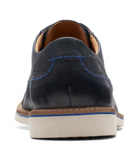 Load image into Gallery viewer, Clarks Mens Atticus Lt Lace Dress Shoe Navy Leather