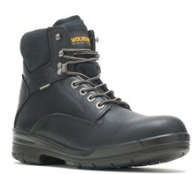 Load image into Gallery viewer, Wolverine Mens Durashocks Direct Attach Soft Toe Slip Resistant 6 Inch Boot Black