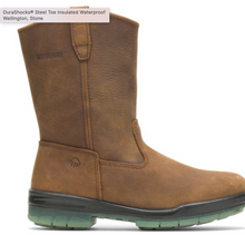 Load image into Gallery viewer, Wolverine Mens Durashocks Steel Toe Insulated WP Pull On Work Boot