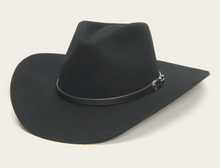 Load image into Gallery viewer, Stetson Men's Seneca 4X Felt Cowboy Hat Black