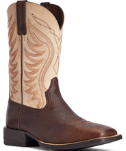 Load image into Gallery viewer, Ariat Mens Amos Barley Western Performance Boot Broad Square Toe