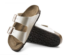 Load image into Gallery viewer, BIRKENSTOCK ARIZONA GRACEFUL PEARL WHITE